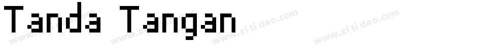 Tanda Tangan2字体转换